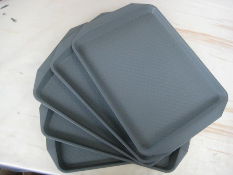 供应PP长方形塑料餐盘快餐盘PP长方形塑料餐盘