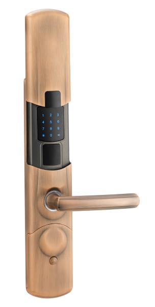 供应 指纹密码锁刷卡感应锁 jsy90001金视野电子门锁厂价直销