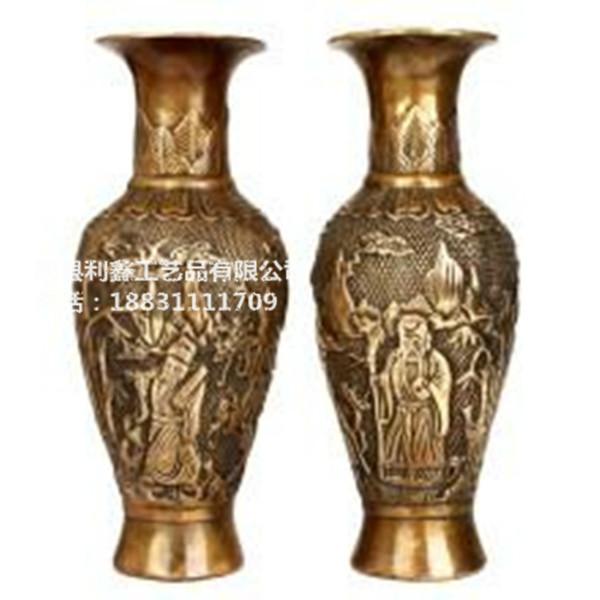供应铜花瓶工艺品  适用于家具摆件   花瓶摆件   广州雕塑公司