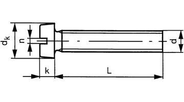 供应进口开槽圆柱头螺钉，DIN84