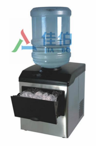 供应奶茶店带桶式制冰机36公斤制冰机块冰机价格阜阳哪里卖制冰机图片