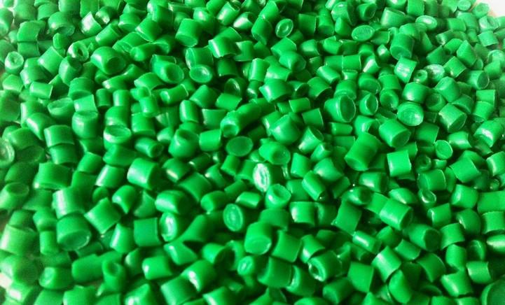 绿色PE再生料绿色注塑料绿色压板料批发