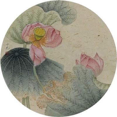 供应圆形9.8厘米中国风陶瓷吸水杯垫 瓷板画摆设礼品茶盘茶具礼品佛像香炉