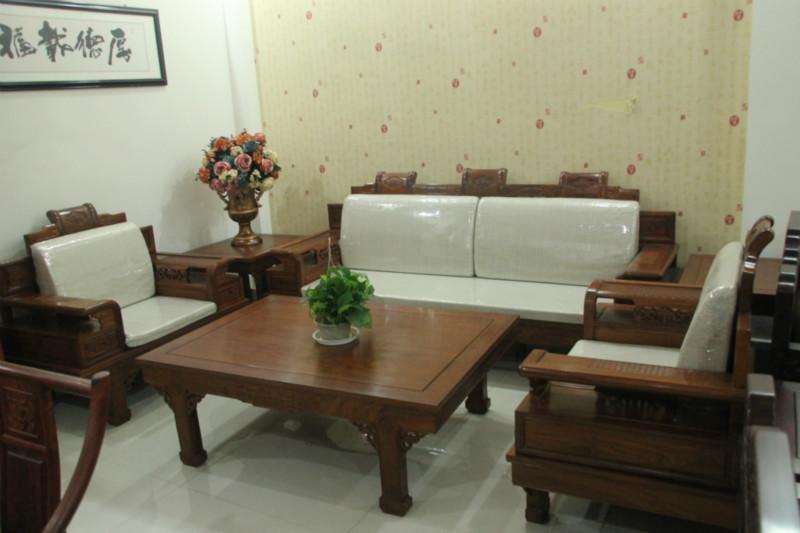 供应红木太子椅六件套/红木家具缅甸花梨沙发/明清古典中式实木沙发