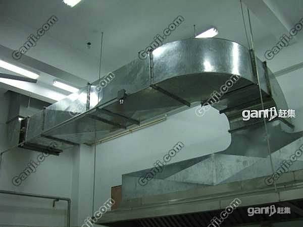 供应厨房油烟罩抽排油烟管道排油烟风机图片