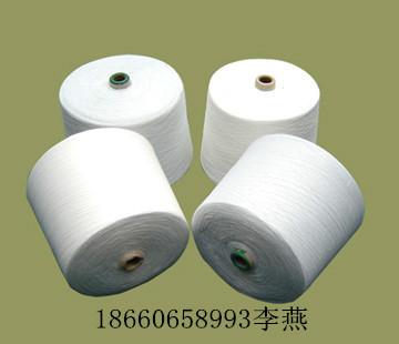 供应用于针织用纱机织的T80/C20配比21支 环锭纺涤棉纱21支