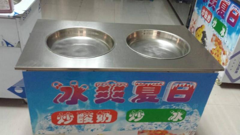 供应双锅炒酸奶机器多少钱