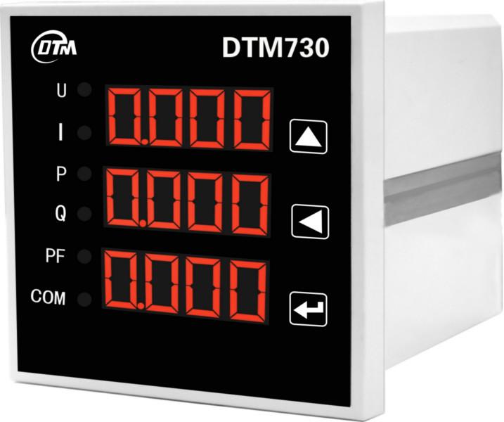 供应重庆智能仪表厂家电话，DTM730系列三相网络电力参数测量仪报价
