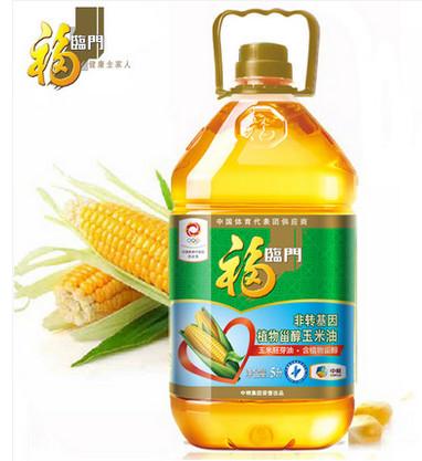 供应福临门玉米油应福临门植物甾醇玉米油 5L/瓶 非转基因 中粮出品