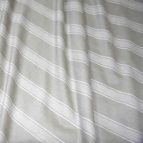 供应60S/2双丝光棉色织条纹面料图片