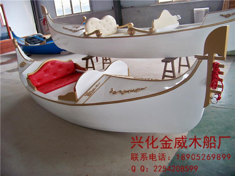 贡多拉船，手划船，木船，玻璃钢船批发