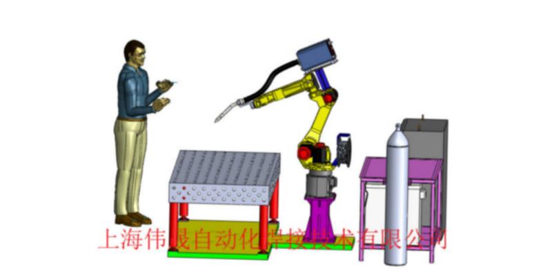 供应三维柔性组合焊接工装焊接机器人图片
