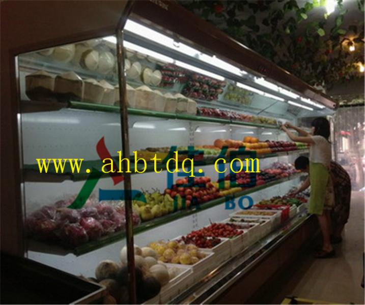 供应新疆超市水果保鲜柜饮料冷藏展示柜新疆哪里有卖保鲜风幕柜的定做3米水果保鲜展示柜图片